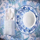 Goodale Vintage Blue 16-Pc. Stoneware Dinnerware Set image number null
