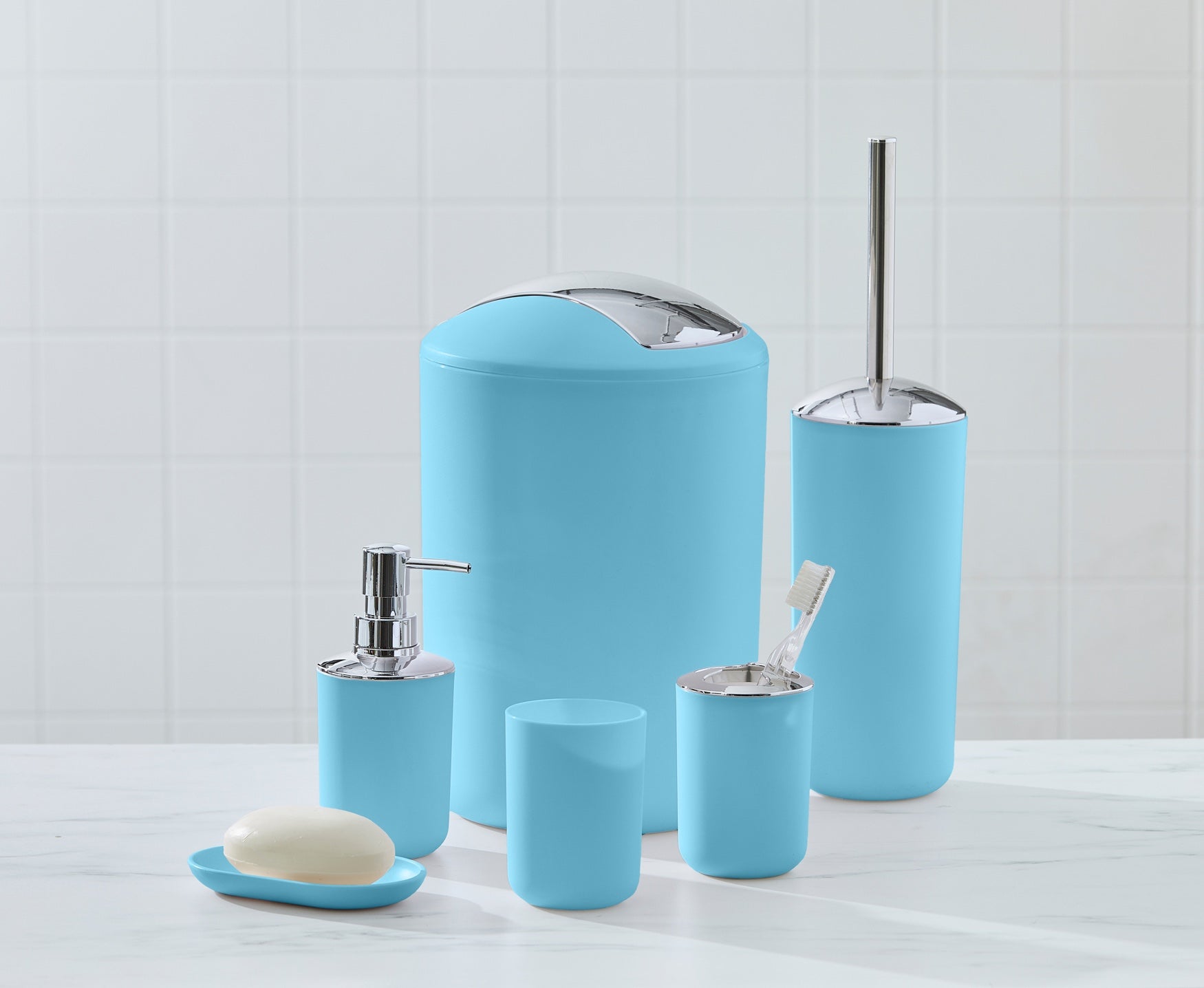6-PC. Bath Accessories Set image number 0