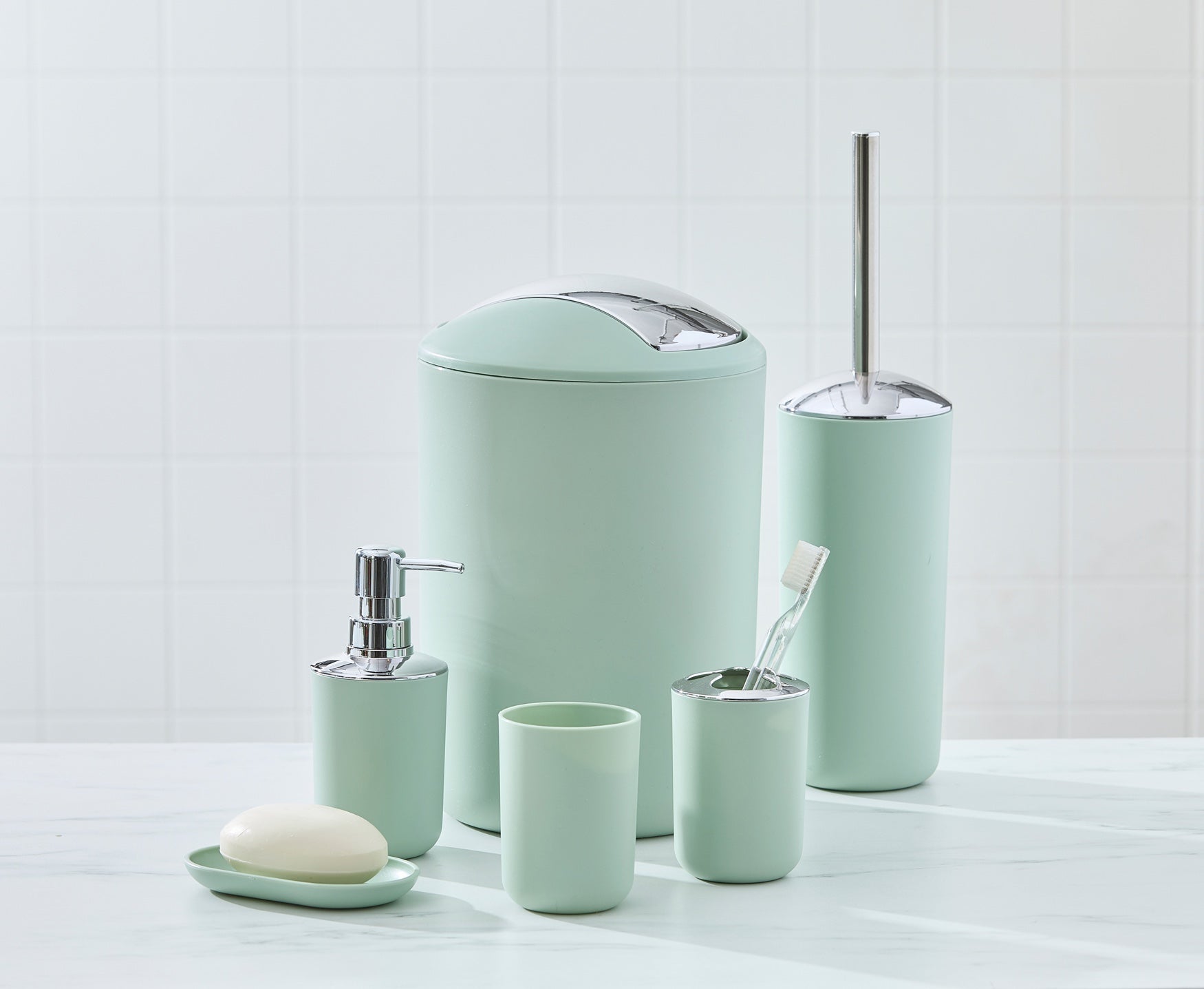6-PC. Bath Accessories Set image number 0