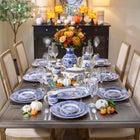 16-PC. Blue Willow Dinnerware Set image number null