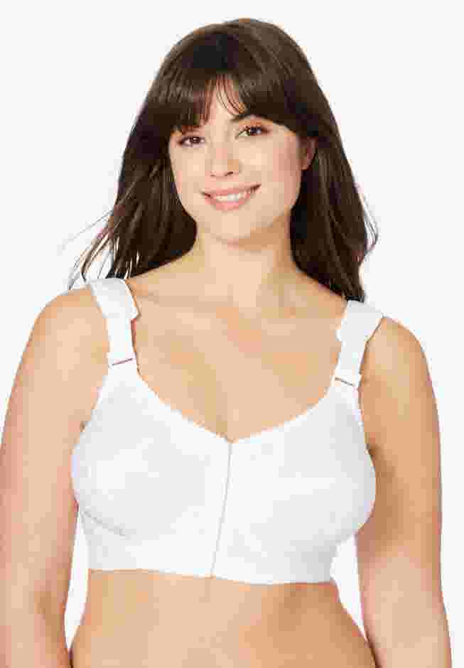Jacquard Front-Close Wireless Bra image number 0