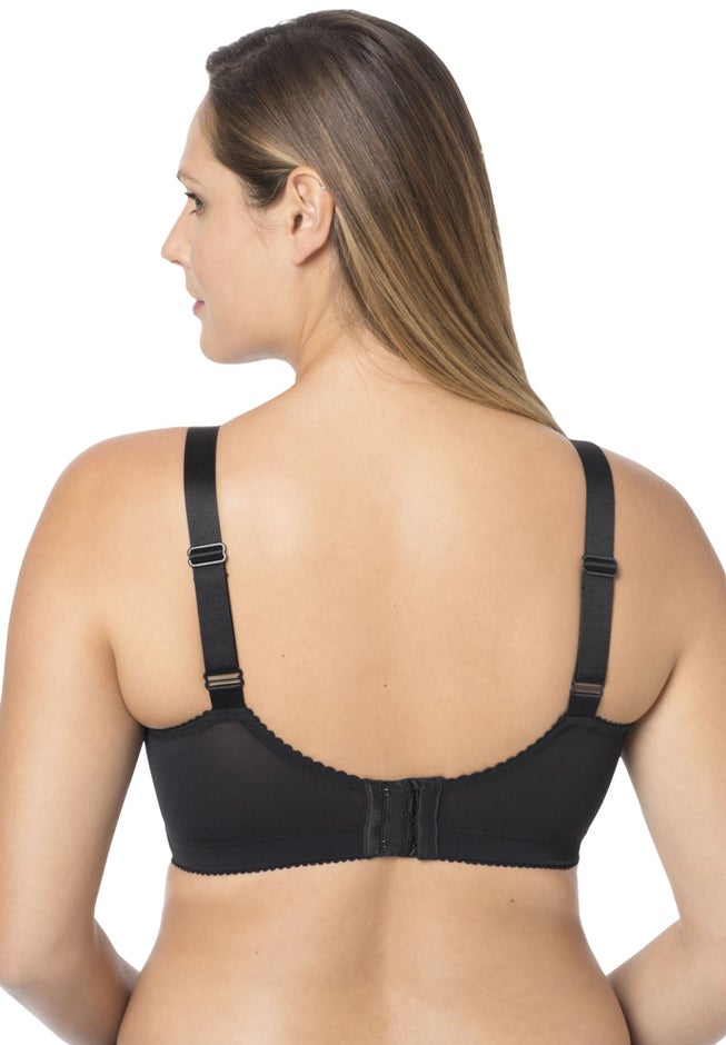 Elila® Embroidered Microfiber Underwire Bra 2401 image number 1