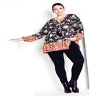 Imari Empire Waist Spliced Top image number null