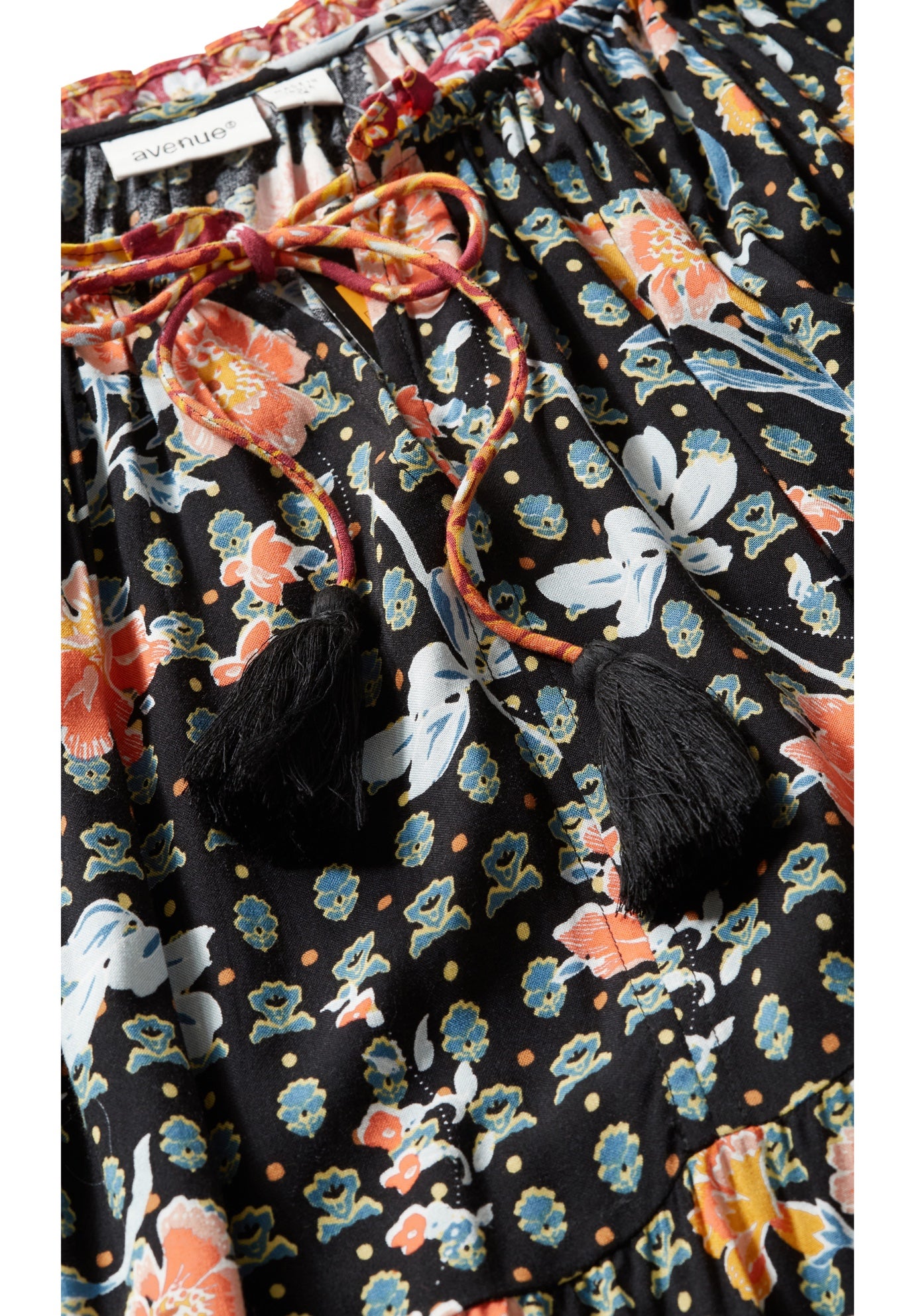 Imari Empire Waist Spliced Top image number 5