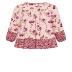 Imari Empire Waist Spliced Top image number null