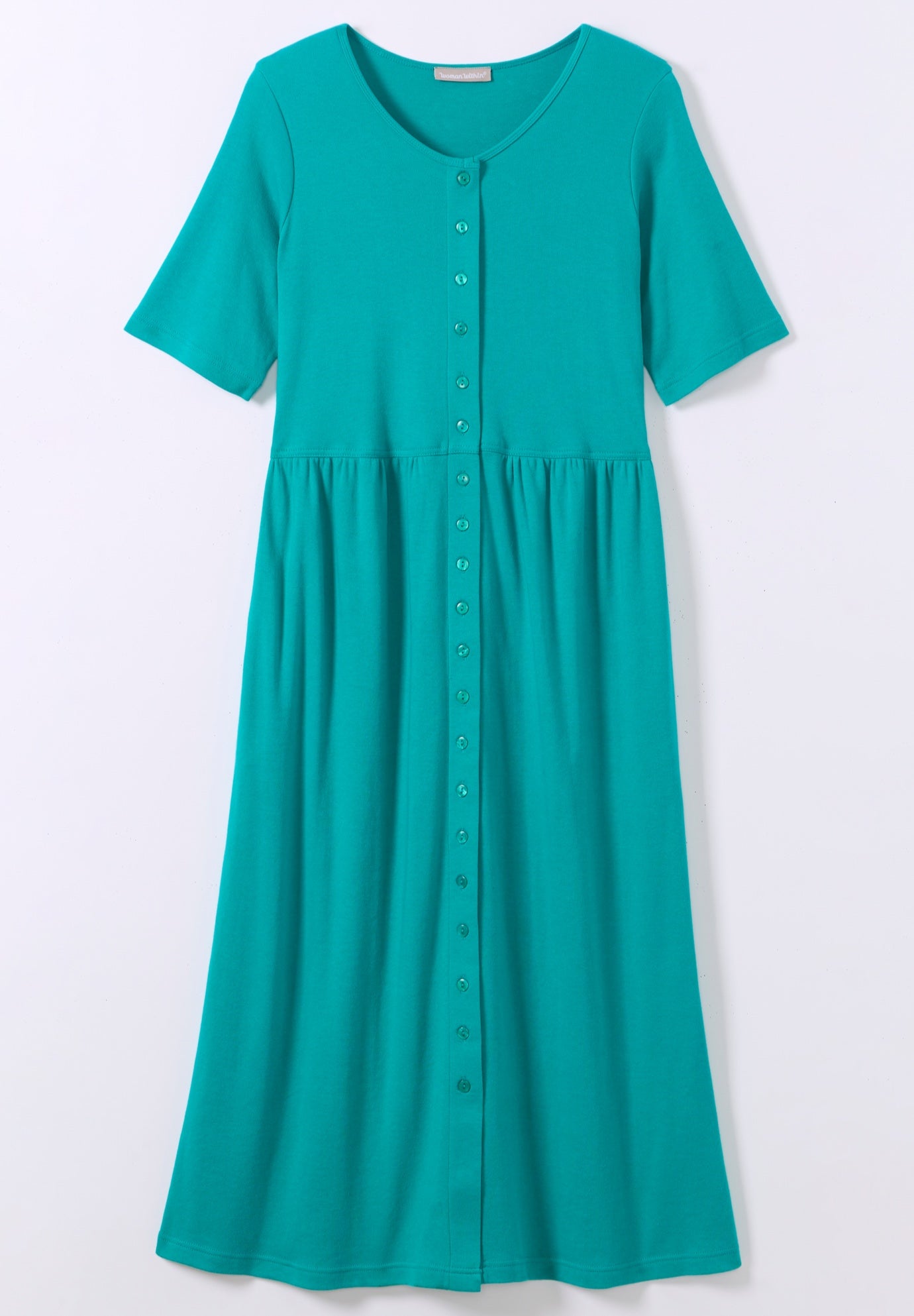 Button-Front Essential Dress image number 2