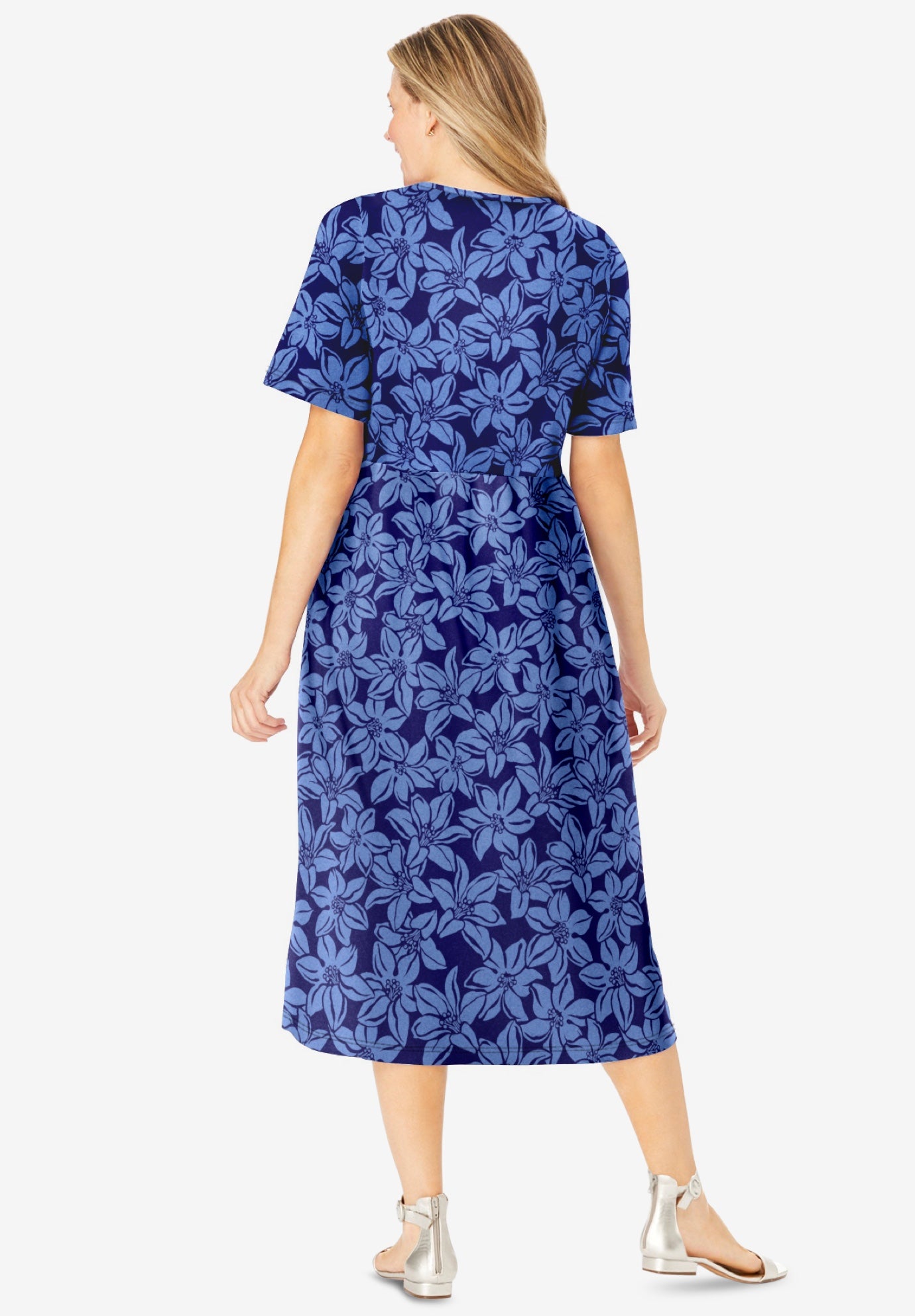 Button-Front Essential Dress image number 1