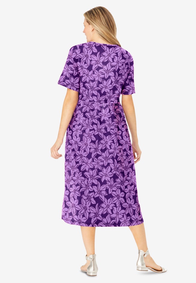 Button-Front Essential Dress image number 1