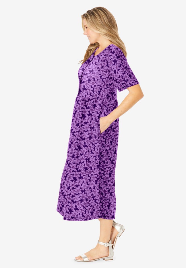 Button-Front Essential Dress image number 2