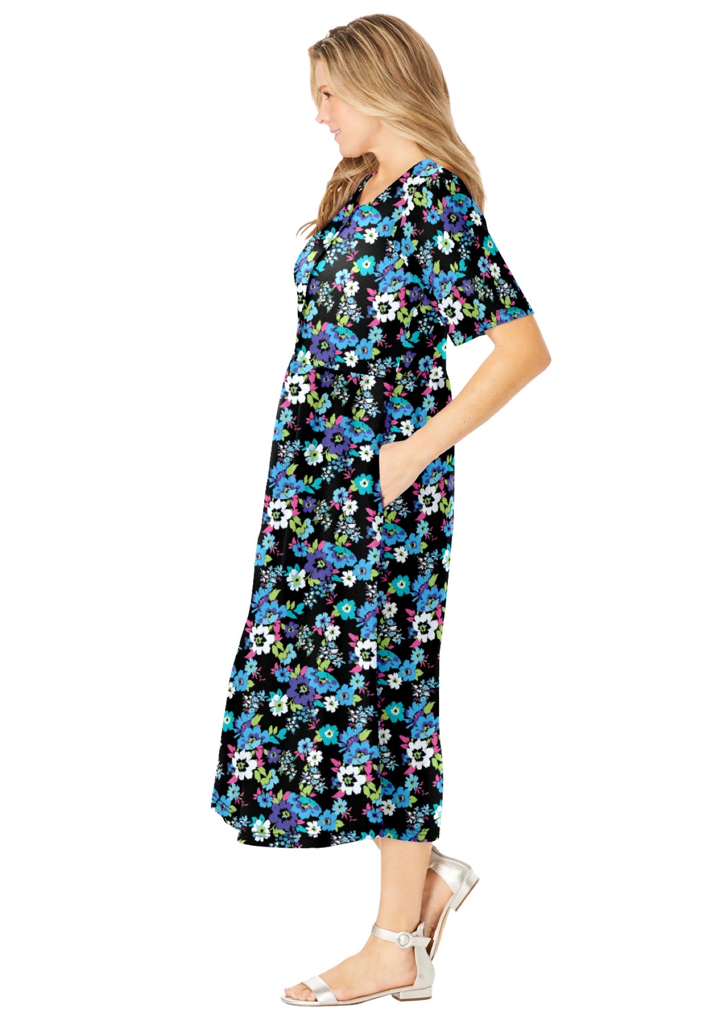 Button-Front Essential Dress image number 2