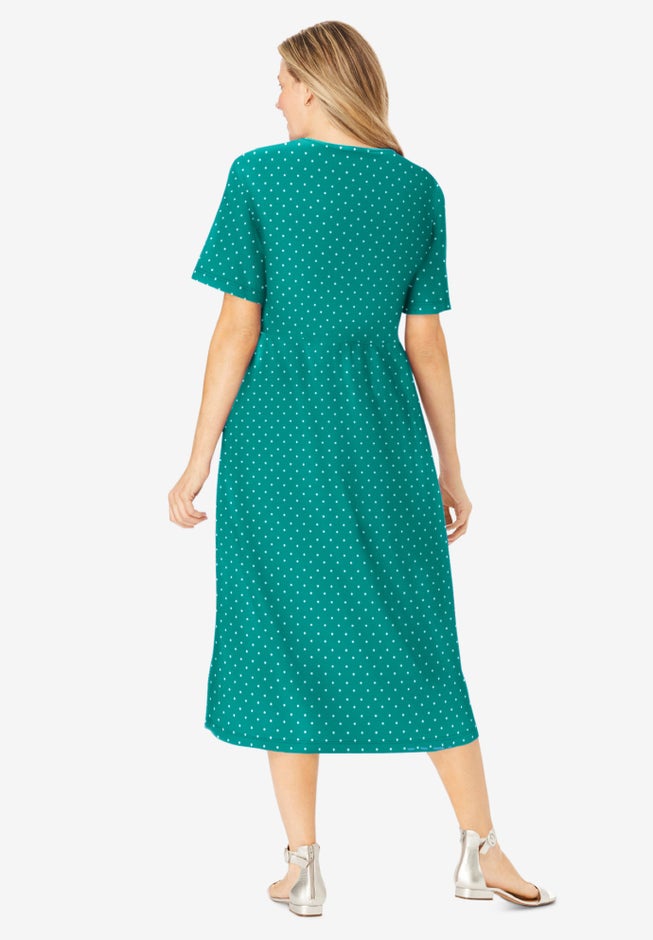 Button-Front Essential Dress image number 1