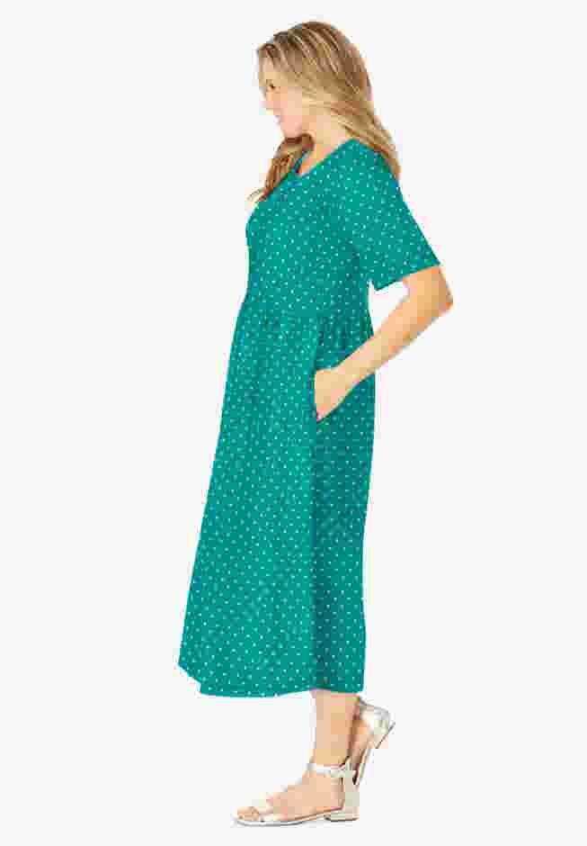 Button-Front Essential Dress image number 2