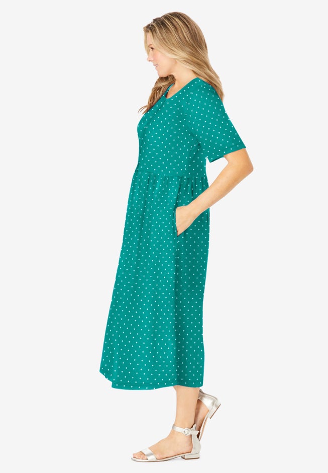 Button-Front Essential Dress image number 2