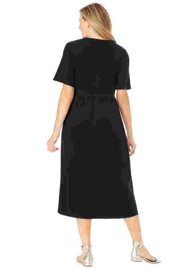Button-Front Essential Dress image number 1