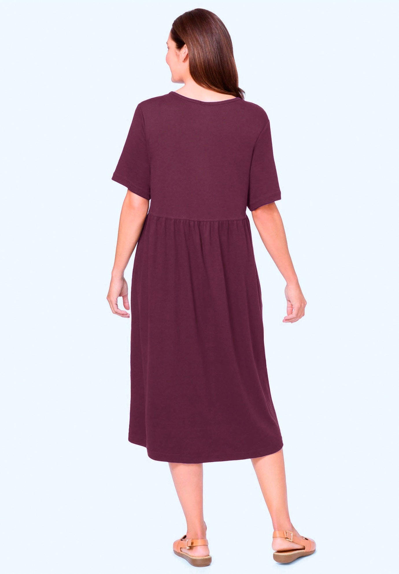 Button-Front Essential Dress image number 1