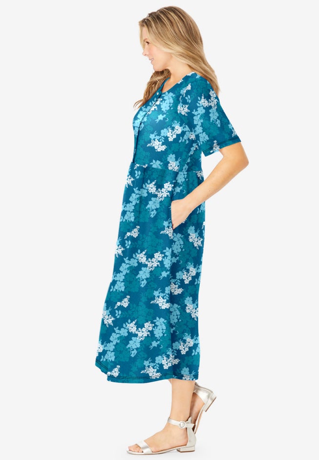 Button-Front Essential Dress image number 2