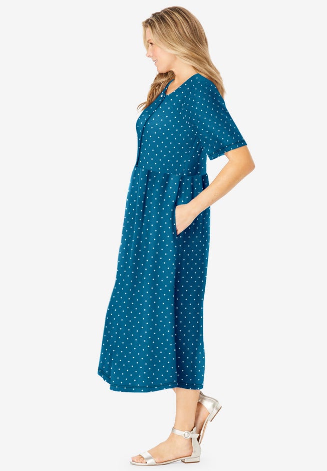 Button-Front Essential Dress image number 2