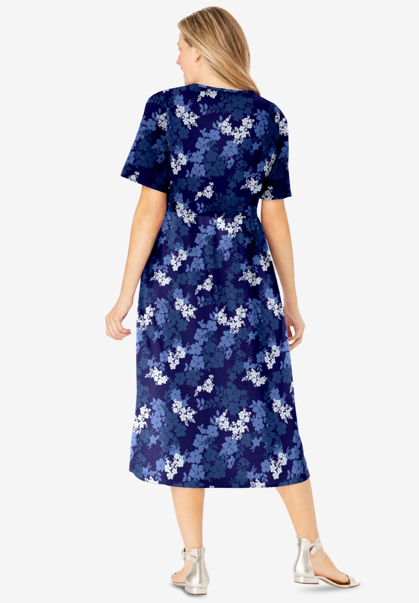 Button-Front Essential Dress image number 1