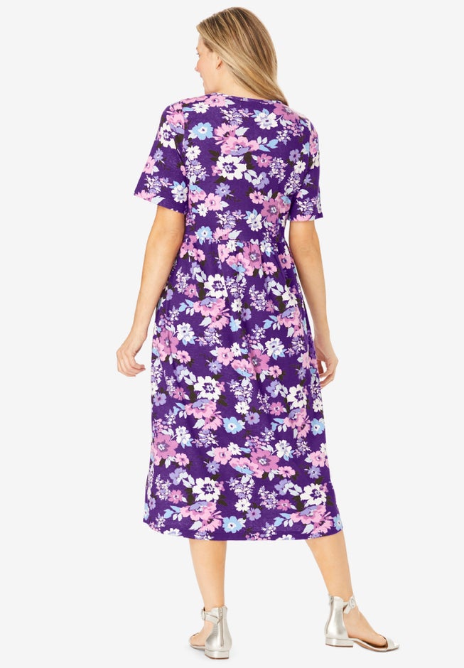 Button-Front Essential Dress image number 1