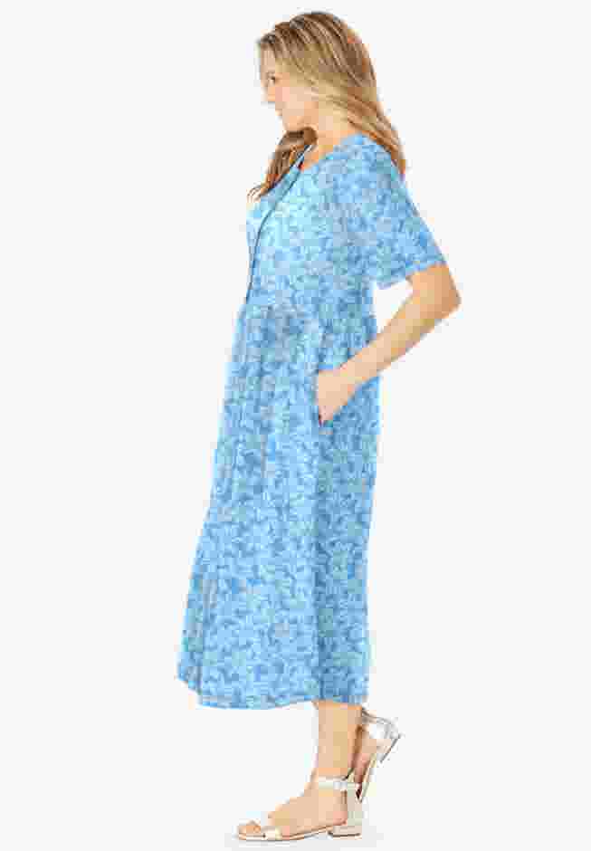 Button-Front Essential Dress image number 2