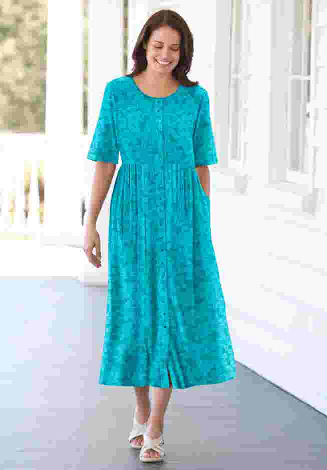 Button-Front Essential Dress image number 0