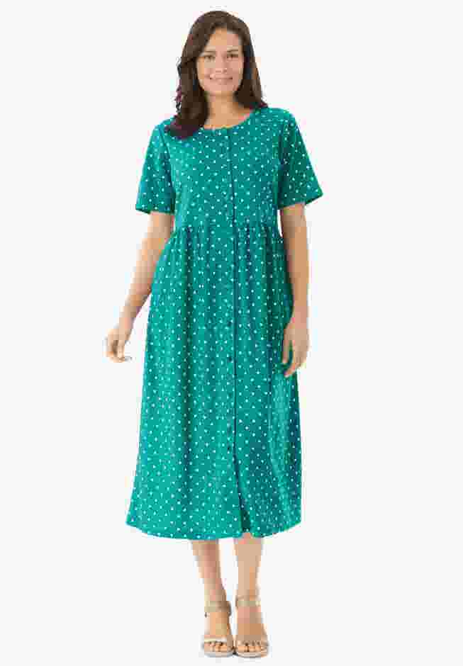 Button-Front Essential Dress image number 0