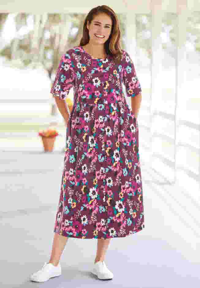 Button-Front Essential Dress image number 0