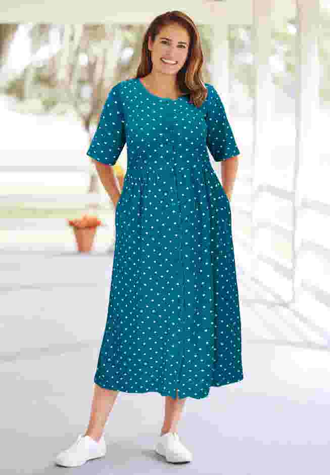 Button-Front Essential Dress image number 0