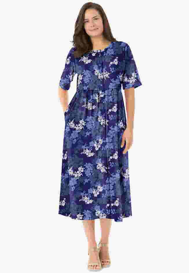 Button-Front Essential Dress image number 0