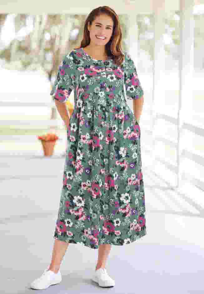 Button-Front Essential Dress image number 0