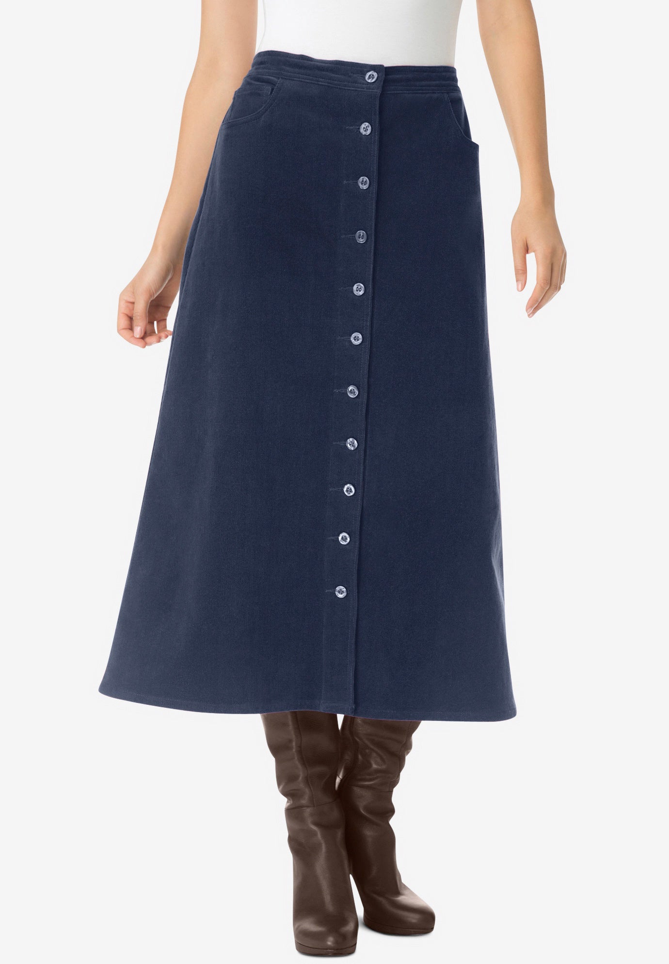 Corduroy skirt image number 0