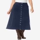 Corduroy skirt image number null