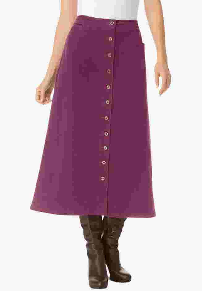 Corduroy skirt image number 0