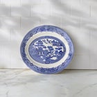 16" Blue Willow Oval Platter image number null