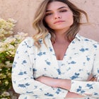 Plus Size Kate Long Sleeve Easy Cotton-Blend Button-Front Shirt image number 1