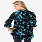 Plus Size Kate Long Sleeve Easy Cotton-Blend Button-Front Shirt image number 1
