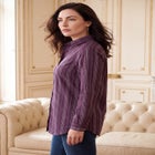 Plus Size Kate Long Sleeve Easy Cotton-Blend Button-Front Shirt image number 2
