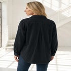 Corduroy Button-Front Shirt image number null