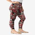 Plus Size Ankle Length Essential Stretch Legging image number null