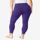 Plus Size Essential Stretch Ankle Length Pull-On Legging image number 1