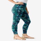 Plus Size Essential Stretch Ankle Length Pull-On Legging image number 3