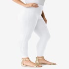 Plus Size Ankle Length Essential Stretch Legging image number null