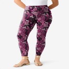 Plus Size Ankle Length Essential Stretch Legging image number null