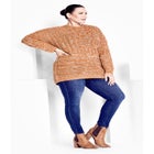 Charli Drop Shoulder Cable Sweater image number 3