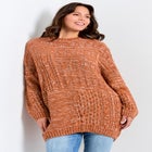 Charli Drop Shoulder Cable Sweater image number 0