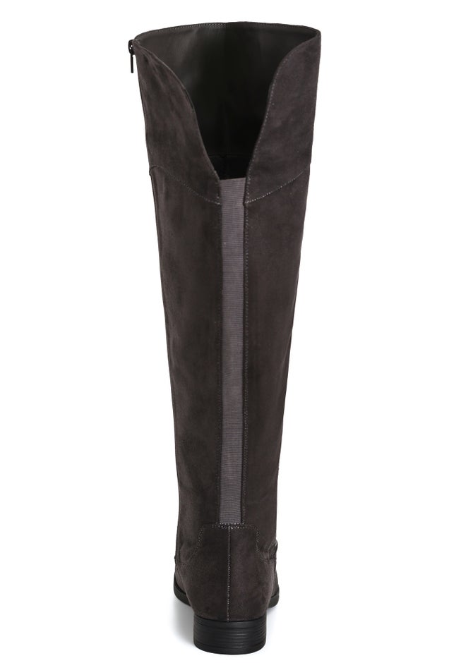 WIDE FIT Nadia Grey Tall Boot image number null