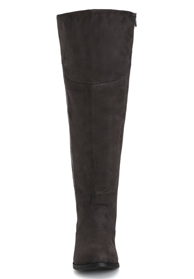 WIDE FIT Nadia Grey Tall Boot image number null