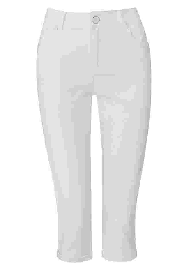 Stretch Denim Capri Pant image number 1