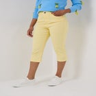 Stretch Denim Capri Pant image number null