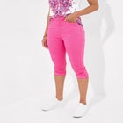 Stretch Denim Capri Pant image number null
